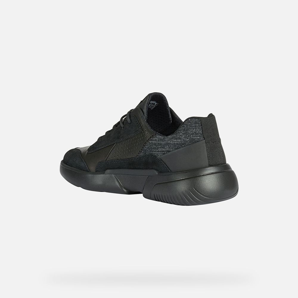 Geox Erkek Spor Ayakkabı Siyah - Smoother - GWR-239410